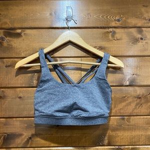 Lululemon Heathered Black Energy Bra